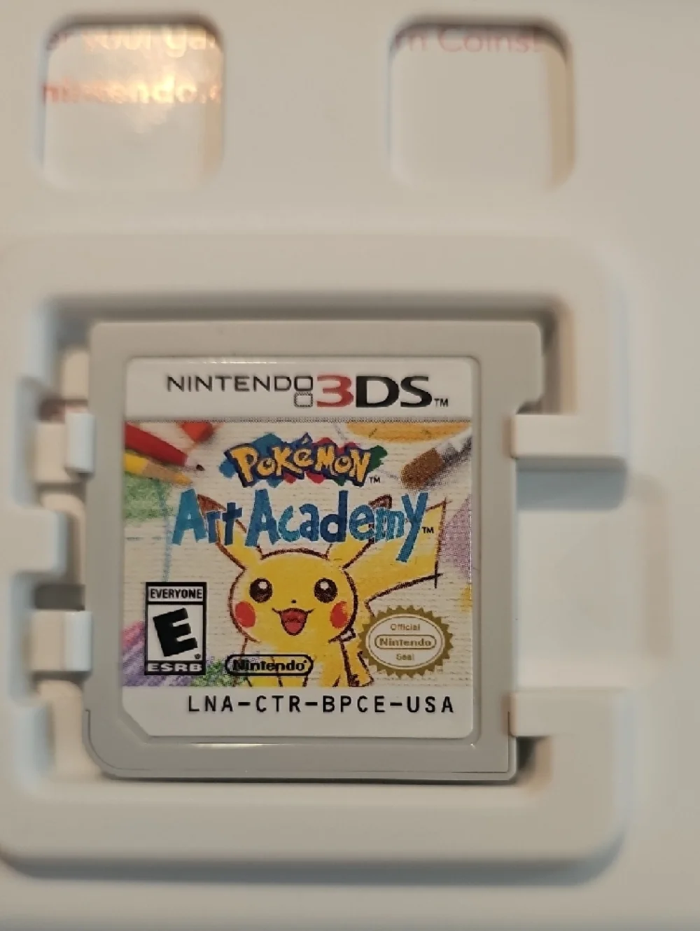 Nintendo Pokémon Art Academy - Yellow Pikachu Cover Art Like NEW